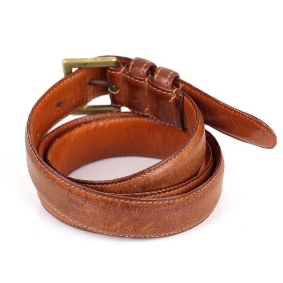 Coach BROWN GENUINE LEATHER 1.25"Wd CASUAL DRESS MEN'S BELT Sz 34/85 (F29 - Picture 4 of 13